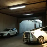 Entrée d'un parking souterrain dans le centre de Marseille