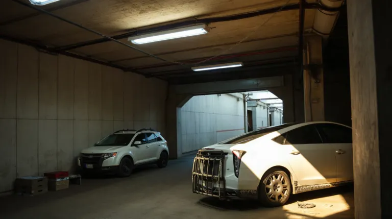 Entrée d'un parking souterrain dans le centre de Marseille
