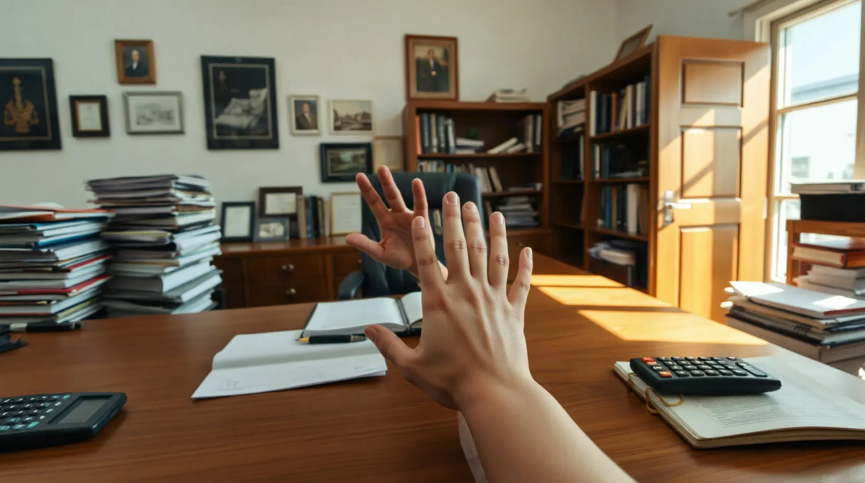 Notaire et client autour de documents de vente immobilière