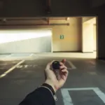 Propriétaire relisant un contrat de location de parking